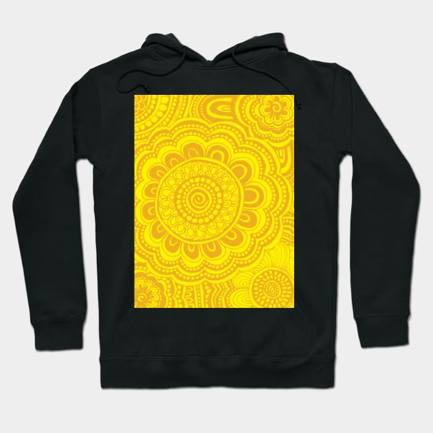 Honey Butter Anemone Flowers Hoodie by AmyMinori